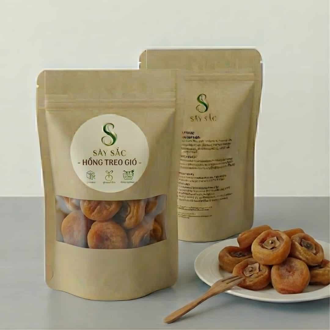 Hồng Treo Gió Sấy Dẻo Sây Sắc - Trái cây sấy SAYSAC