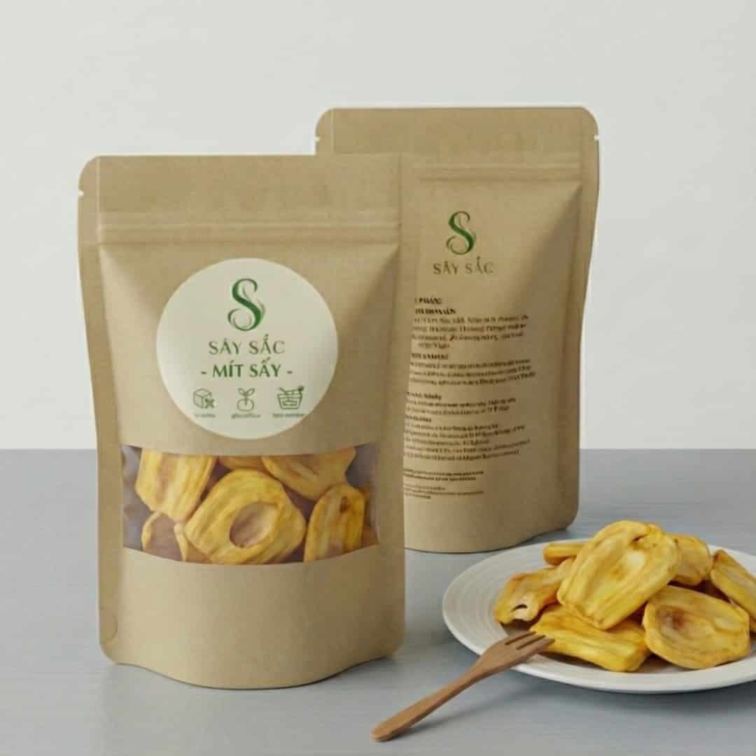 Mít Sấy Giòn Ngụm Sấy Sắc Ngon Tự Nhiên - Trái cây sấy SAYSAC